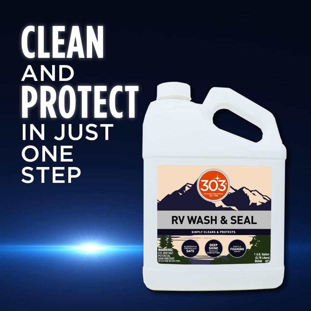303 RV Wash & Seal - Clean, Streak-Free Finish, pH Neutral with High Foam...
