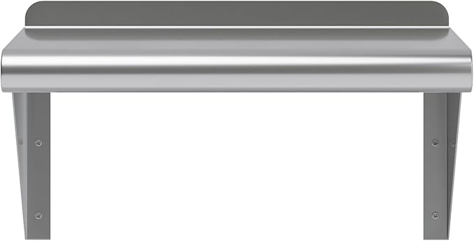 AmGood 10" X 16" Stainless Steel Wall Shelf | Metal Shelving | Gara...