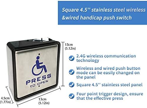 Olideauto Automatic Dual Door Operator, Auto Open Doors Simultaneously with O...