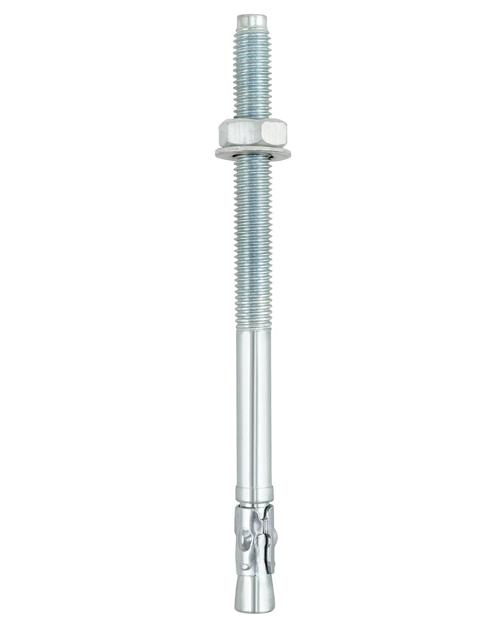 QWORK Concrete Wedge Anchors 1/2" x 7", 25 Pcs Solid Concrete Expan...