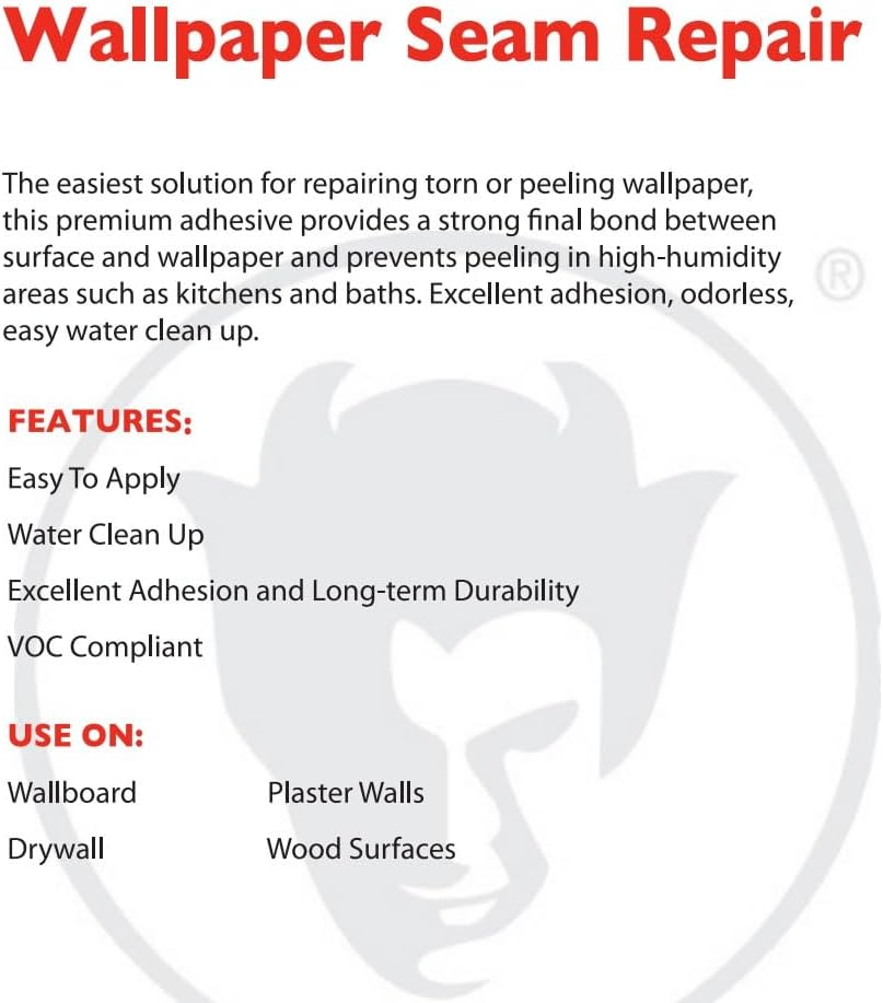 Red Devil 0878 Wallpaper Adhesive, House & Home Restore Premium Wall Pape...