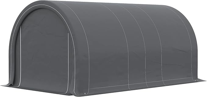 Outsunny 10' x 16' Carport, Heavy Duty Portable Garage Storage Tent