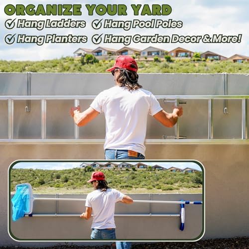Over The Wall Heavy Duty Concrete Cinder Cement Block Wall Outdoor No Drill F...