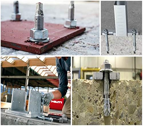 5/8" X 7" Concrete Anchor, 304 Stainless Wedge Anchor with Excellen...