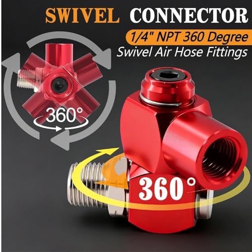 48 Pcs 1/4" NPT Air Compressor Coupler & Plug Kit Air Hose Fitting