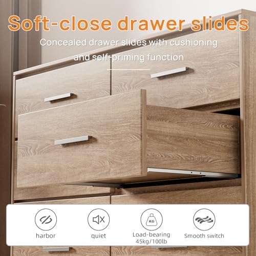 10 Inch Soft Close Undermount Drawer Slides for Frameless, 100lb,1 Pair