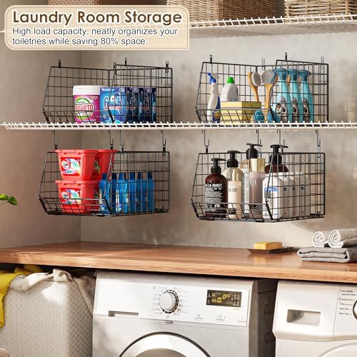 Capacity Upgrade Edition Deeper 4'' 5 Tier Foldable Hanging Closet Or...