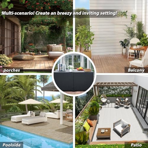 Rattan Star 180 Gallon Outdoor Storage Box Deck Storage Box Cushion Storage B...