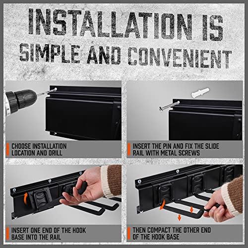 HORUSDY 64-Inch Heavy Duty Garage Organization Rack, 14 Packs Max Load 600LB,...