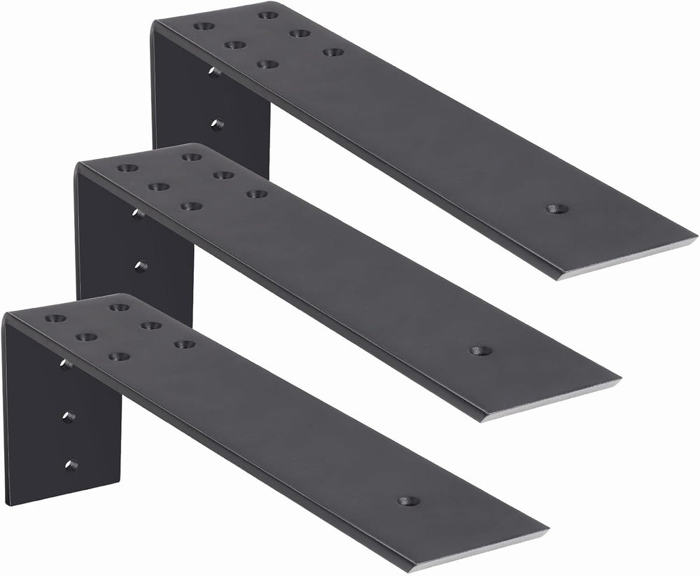 WEKIS 16 Inch Countertop Support Bracket, 3 Pack Solid Iron Steel Heavy Duty ...