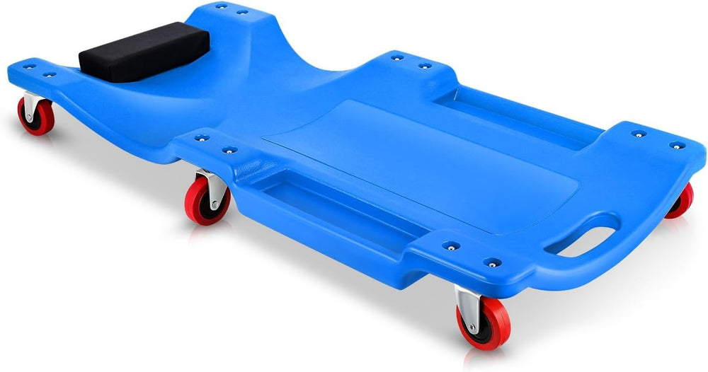 Auto Dynasty 36 in Low-Profile Under-Car Rolling Mechanic Creeper, Blue