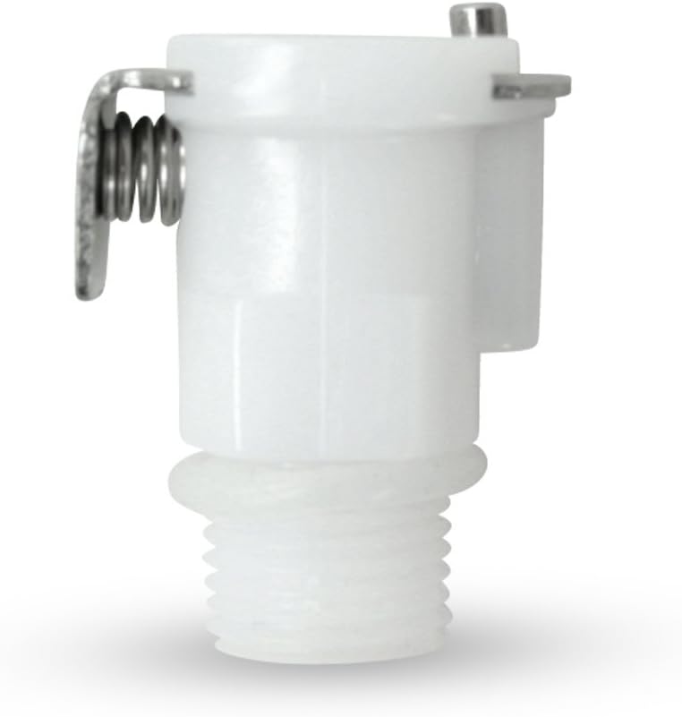 LeLuv Vacuum Pump Fitting, 1/4" Female QC x 1/8"-27 Male NPT, 6-Pac...