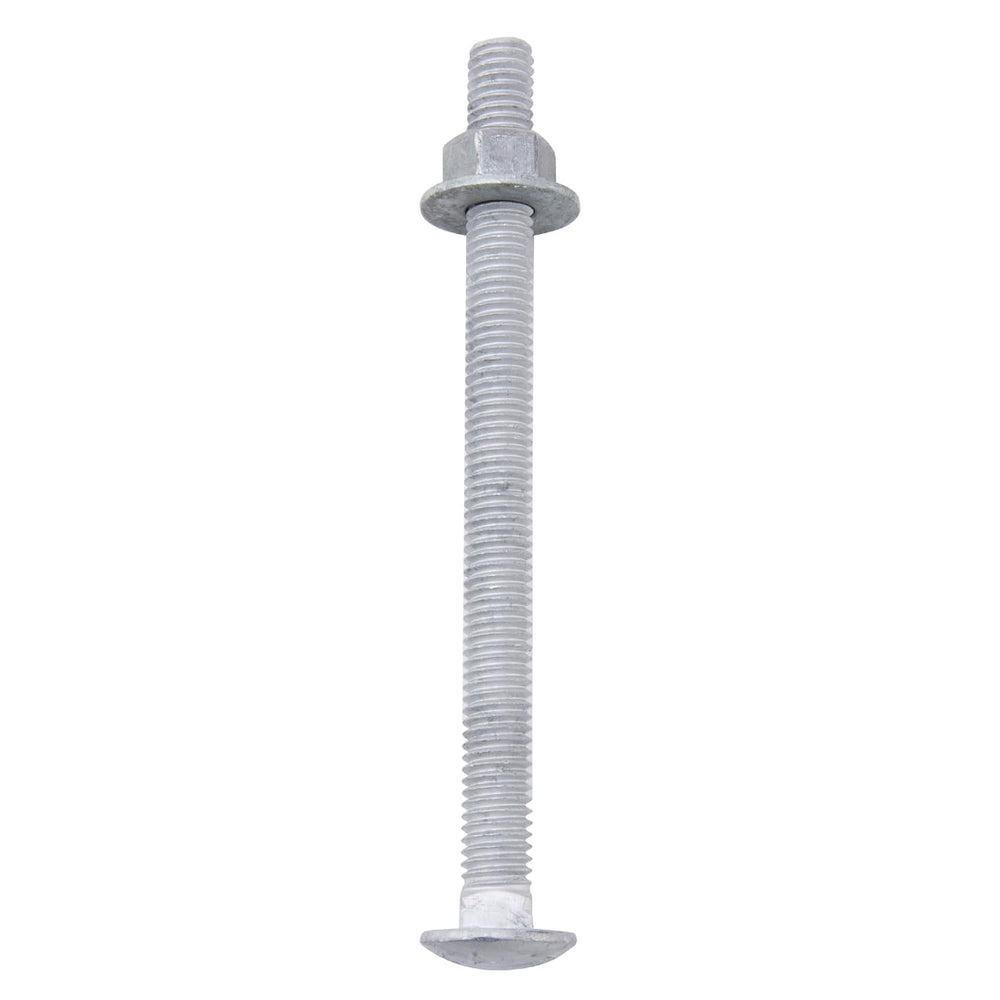 1/2" x 4" Carriage Bolts (25 PCS), Hot Dip Galvanized, Heavy Duty R...