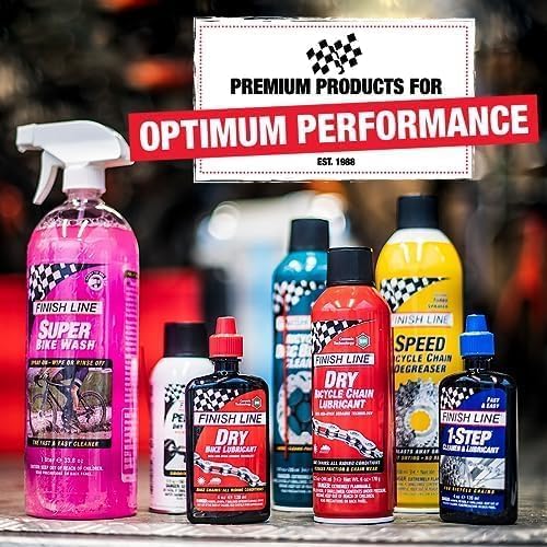 Finish Line Dry Chain Lubricant Squeeze Bottle 32 fl oz