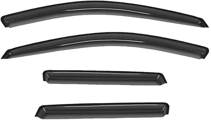 Smoke Sun/Rain Guards Window Visors Compatible (4Pcs)