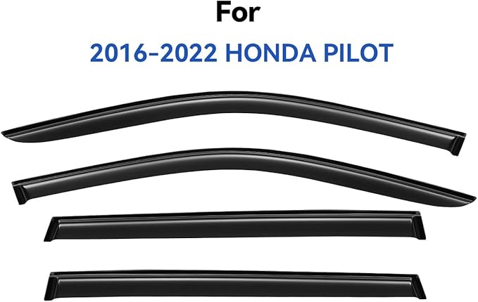 Window Visors Rain Guards for Honda Pilot 2016 2017 2018 2019 2020 2021 2022