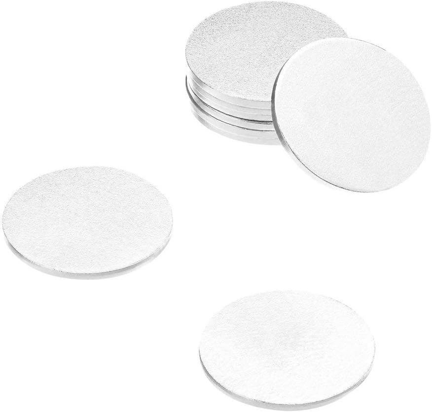totalElement 1.25 Inch Steel Disc, Blank Metal Strike Plates (150 Pack)