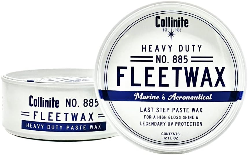 Collinite 885 Fleetwax-Marine & RV Heavy Duty Carnauba+Polymer Wax Sealan...