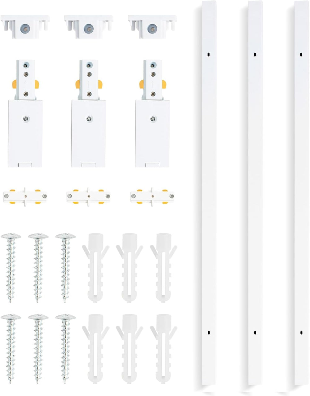 VANoopee 10FT H Track Lighting Rails Kit, White