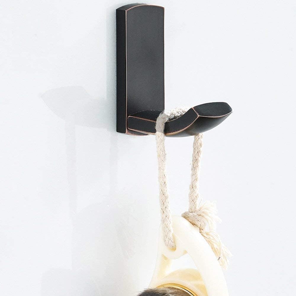 WINCASE Bronze Towel Hook, Bathroom Antique Robe Hooks Wall Mounted, Oil Rubb...