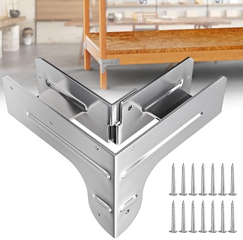 Workbench and Shelving Hardware Kit - Galvanized Steel Workbench Bracket Kit ...