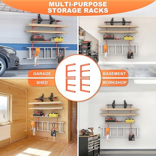 Ultrawall Lumber Storage Rack, Wall Mount Wood Storage Racks