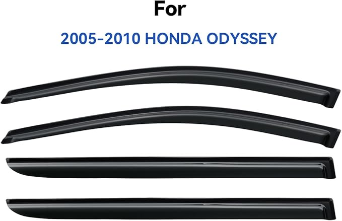 Window Visors Rain Guards for 2005 2006 2007 2008 2009 2010 Honda Odyssey