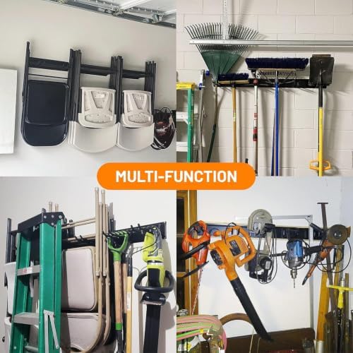 Wallmaster Garage Storage Organization Wall Mount Folding Chair Hangers