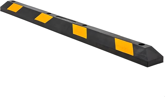Guardian Parking Stop, 6 Foot Long Rubber Curb
