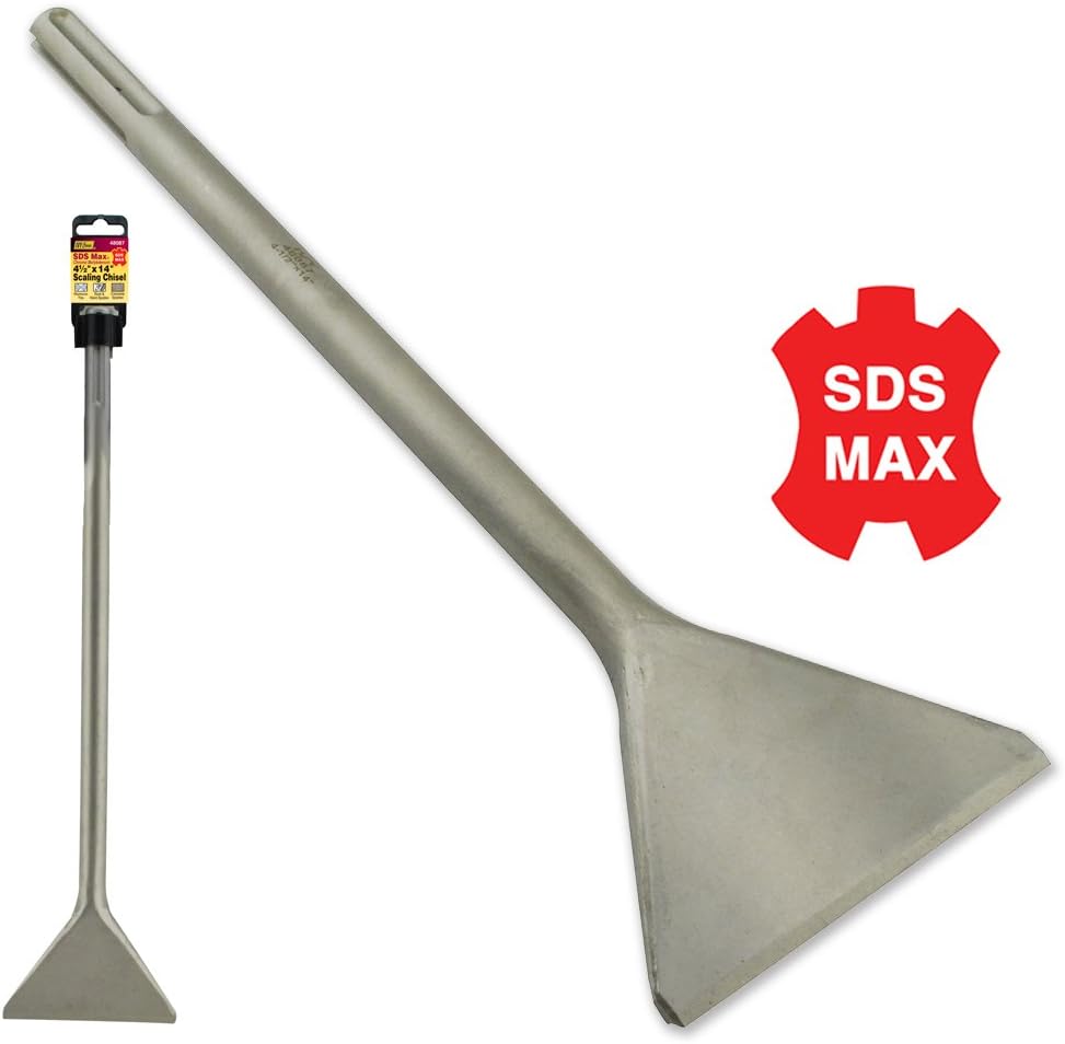 IVY Classic 48087 SDS Max 4-1/2 x 14-Inch Scaling Chisel, Chrome Molybdenum S...
