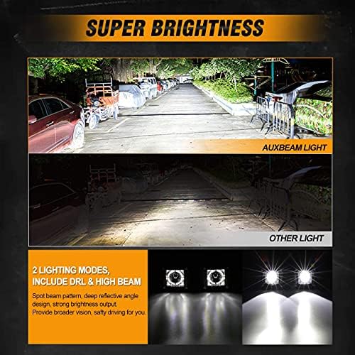 Auxbeam FA Series 3-Inch LED Cubes Offroad Pod Lights Driving Spot Lights