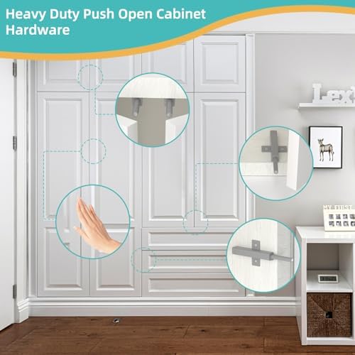 Cabinet Push Open Hardware, Jiayi Strong Spring Magnetic Cabinet Latches, Lar...
