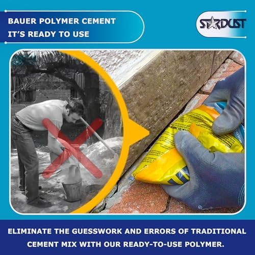 Bauer Instant Polymer Cement 4-Pack - Ready-to-Use Alternative to Mortar &...
