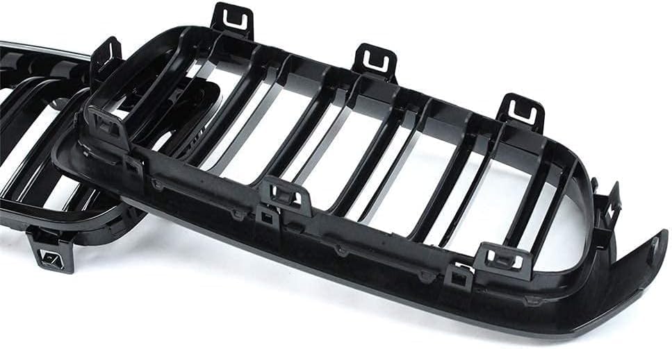 F30 Grill - Front Kidney Grille Black Grill for 2012-2018 BMW 3 Series F30 F3...