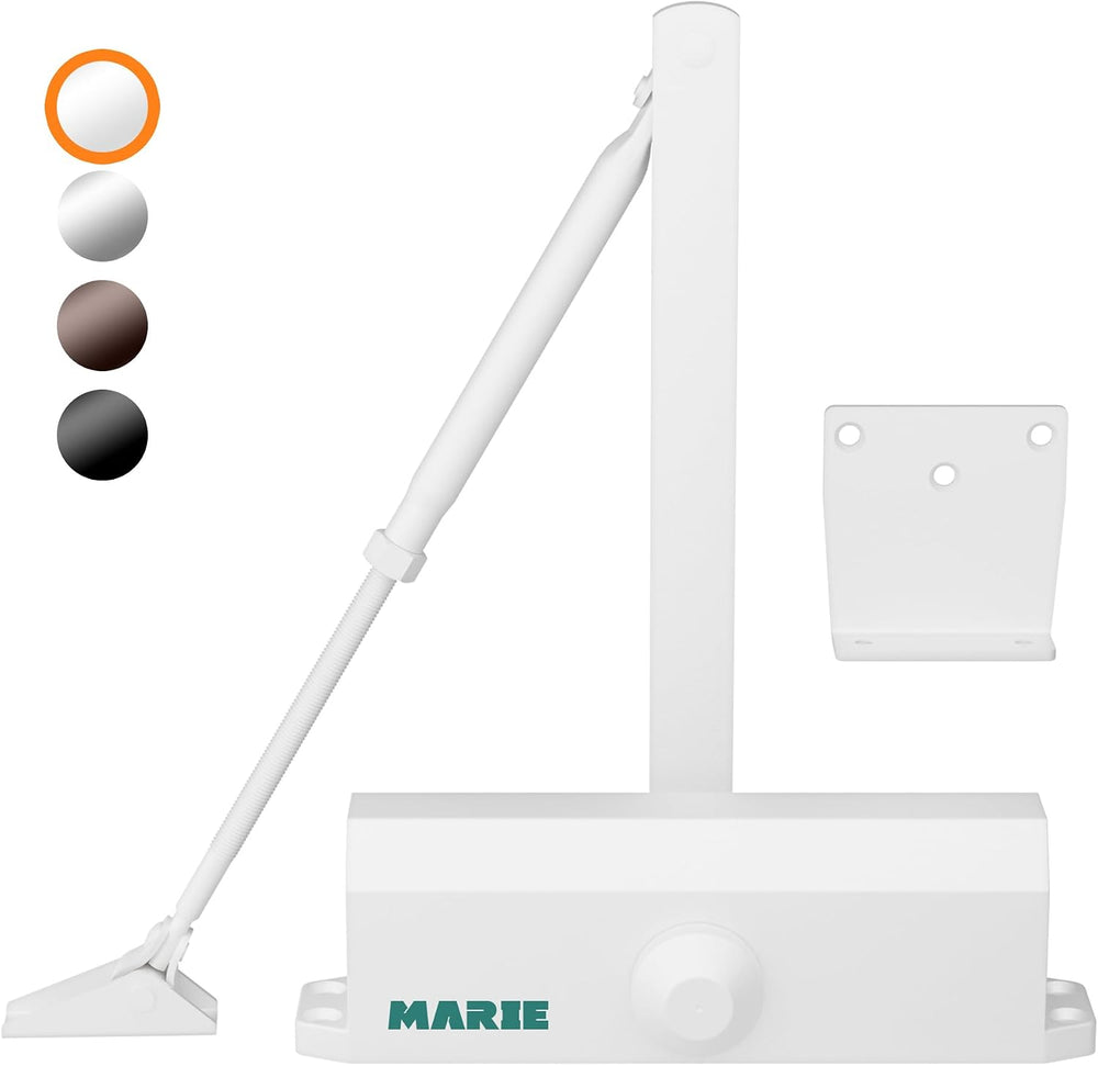 Marie Hold Open Door Closer Applies Regular,Top Jamb Mounting,Adjustable Auto...