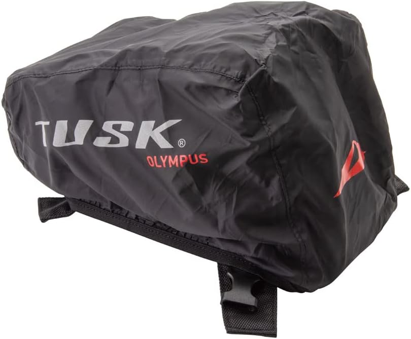 TUSK Olympus Tank Bag Large – 8L Motorcycle Luggage, Black/Grey, Waterproof Z...