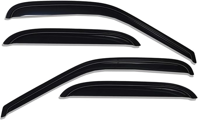 Lightronic Extra Durable Tape-on Auto Vent Window Visor, Fit 2000-2006 (4Pcs)