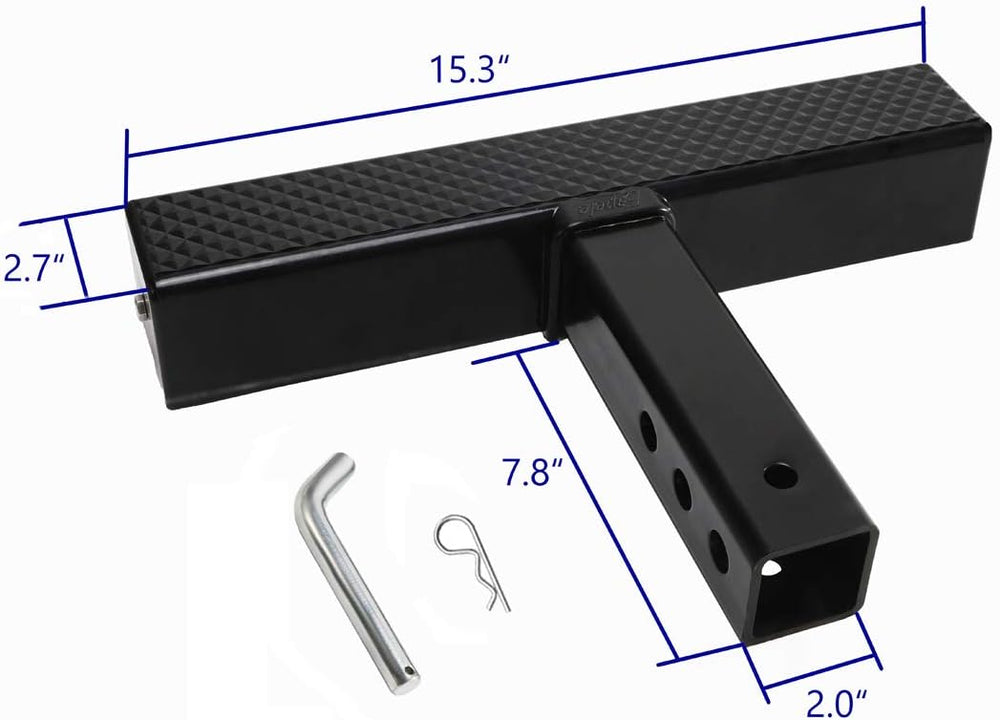 Eapele Hitch Step for 2 Inch Receiver, Universal Anti Slip Bumper Guard, 600l...