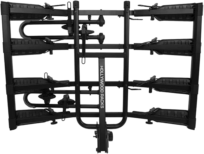 Hollywood Racks Destination 4 Hitch Bike Rack, Lightweight, Secure Transport