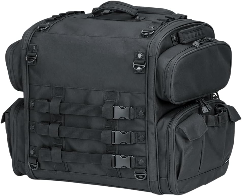 Kuryakyn 5284 Momentum Road Warrior Motorcycle Travel Luggage: Weather Resist...