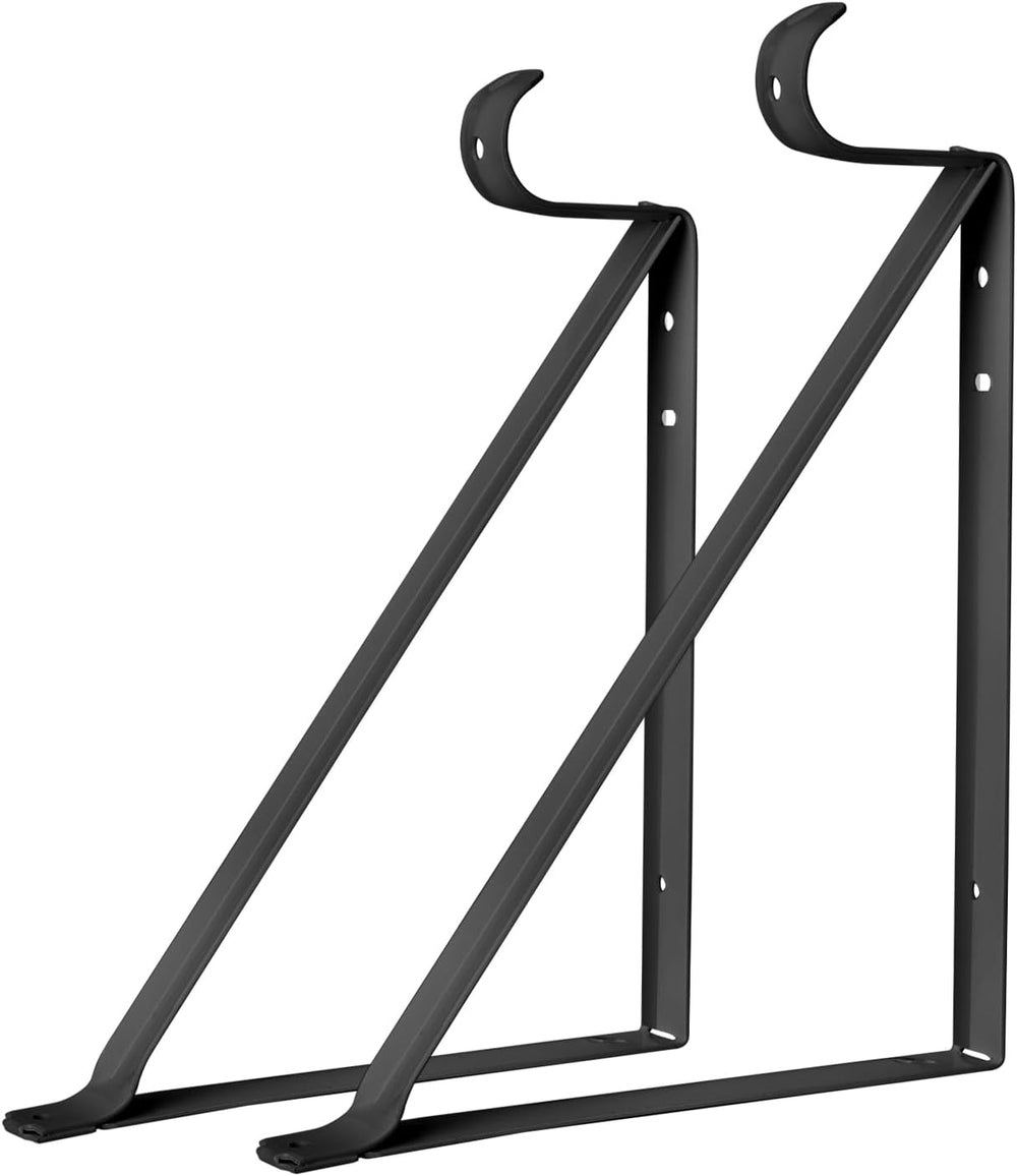 10 Pack Heavy Duty Closet Shelf & Rod Brackets, Wall Mounted Closet Shelf...