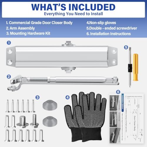 Automatic Door Closer, Hydraulic Soft Close Door Closer