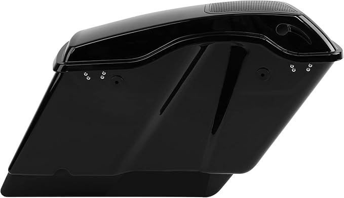 XFMT Motorcycle 5" Stretched Hard Saddlebags W/ 6 x 9 Inches Speaker Lids
