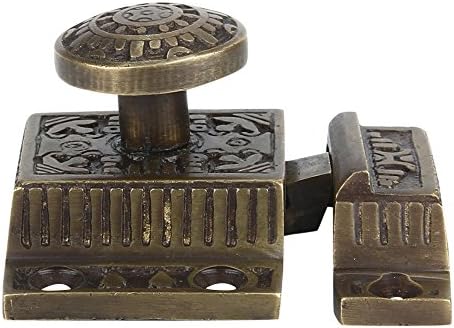 A29 Cabinet Latch, Solid Brass, Windsor Design, Set of 2, Antique Brass