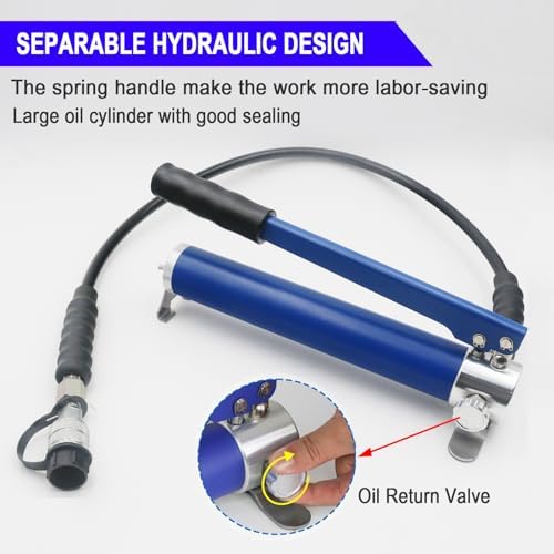 Hydraulic AC Crimping Tool AC Hose Crimper Manual Kit High Pressure Air Condi...