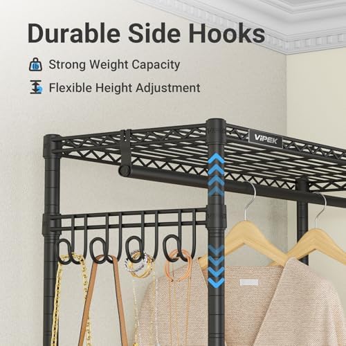 VIPEK L4 Clothing Rack for Hanging Clothes Heavy Duty Closet for Corner