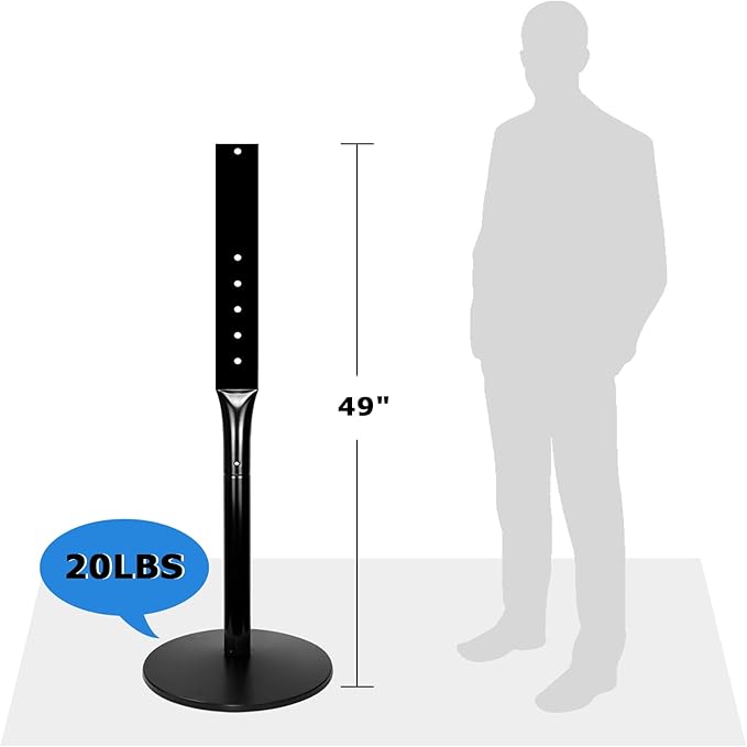 Parking Sign Post 49" Heavy Duty Cast Iron Parking Signs Stand, Movable ...
