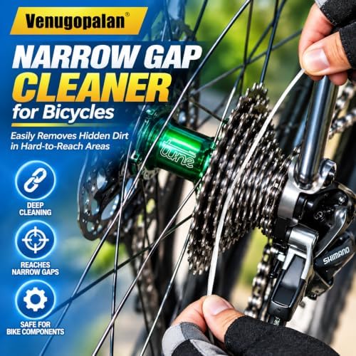 Bike Chain Cleaning Kit with 350mL Degreaser & 60mL All-Weather Chain Lub...