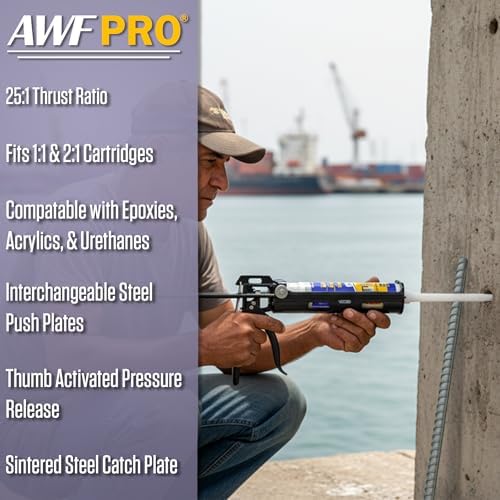 AWF PRO Dual Cartridge Epoxy Gun