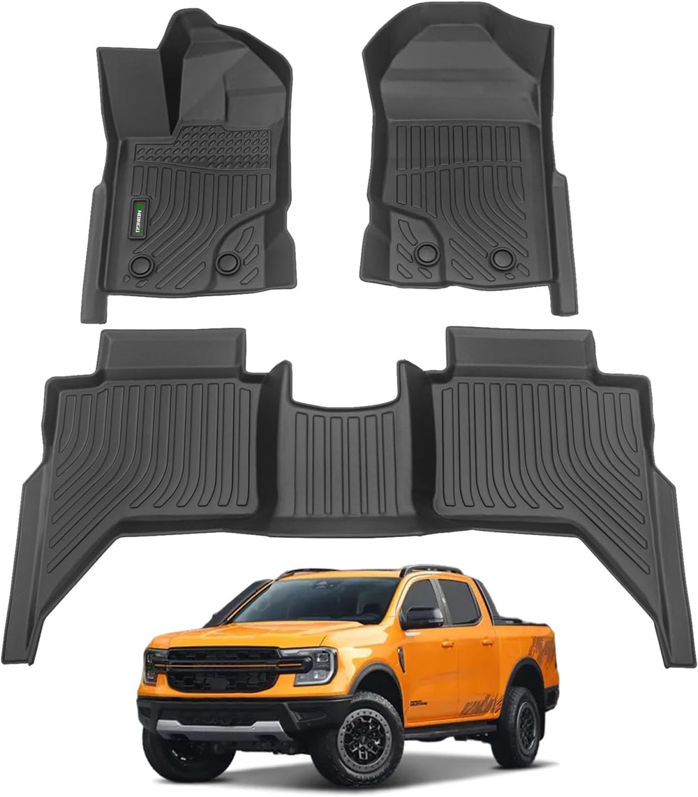 ANBINGO®-Car Mats Custom for Ford Ranger 2024-2019 All Weather for Ford Ranger